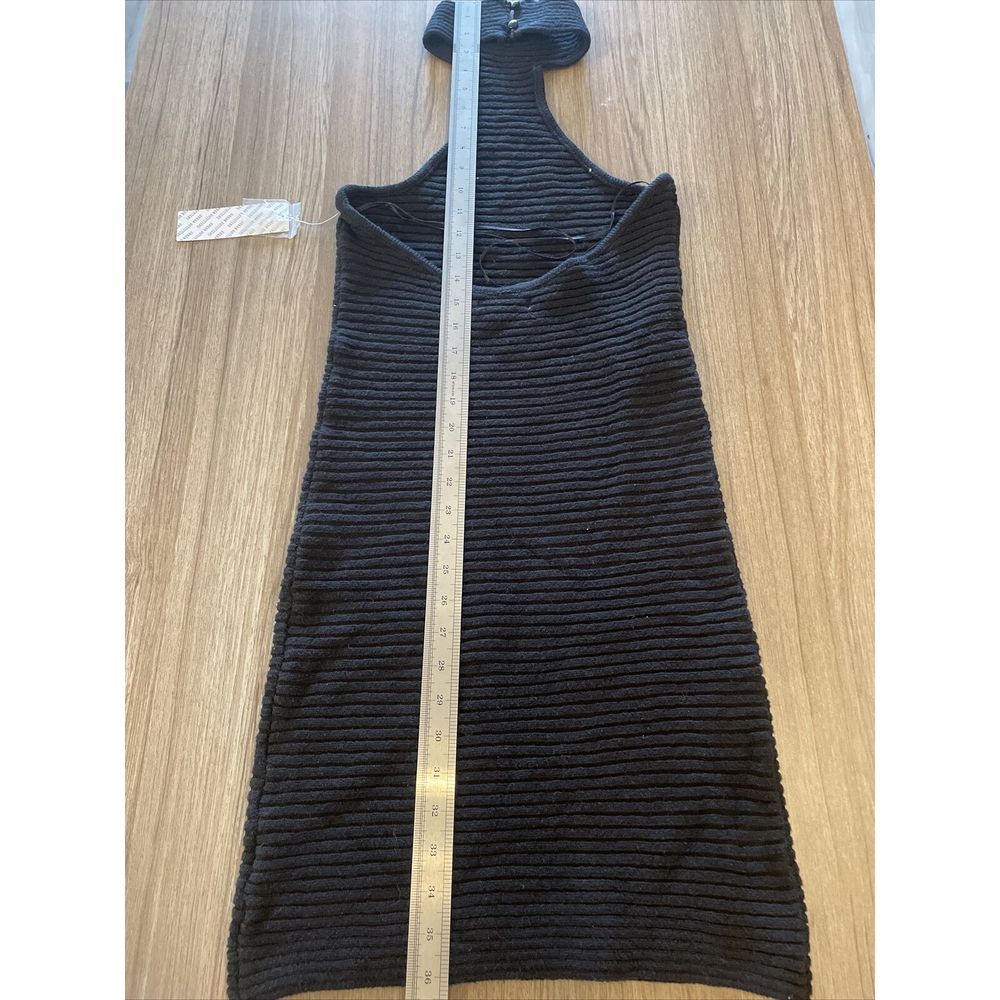 Urban Outfitters UO Claudia Cut-In Mock Neck Sweater Dress Black XS MSRP $59 NWT - Picture 12 of 14